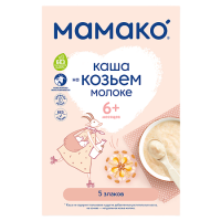МАМАКО КАША 5 Злаков (козье молоко) 200г