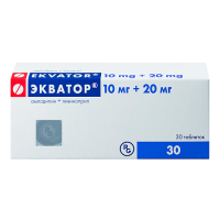 Экватор таб. 10мг+20мг №30