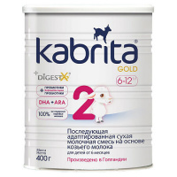 КАБРИТА ГОЛД-2 смесь сух на коз мол 400г (6+мес)