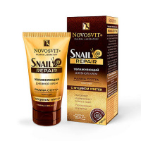 NOVOSVIT SNAIL REPAIR УВЛАЖНЯЮЩИЙ КРЕМ ДНЕВНОЙ PANNA COTTA С МУЦИНОМ УЛИТКИ 50МЛ