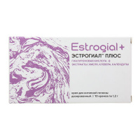ЭСТРОГИАЛ ПЛЮС крем д/интим гигиены дозированный N10