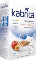 КАБРИТА Каша мол Гречневая (Яблоко/Абрикос) 180г