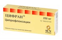 ЦИФРАН 250 МГ N10 ТАБЛ П/ПЛЕН/ОБОЛОЧ