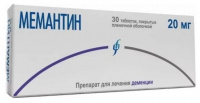 Мемантин таб. п.п.о. 20мг N30