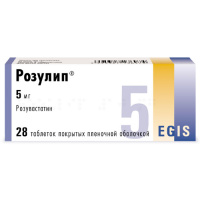 Розулип таб. п.п.о. 5мг N28