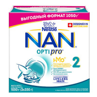 НЕСТЛЕ NAN 2 OPTIPRO с олигосахаридами 2FL 1050г смесь с 6мес