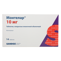 МОНТЕЛАР таб п/о 10мг №14