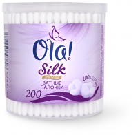 ОЛА ватные палочки N200 Silk Sense (банка)