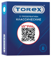 TOREX ПРЕЗЕРВАТИВЫ КЛАССИЧЕСКИЕ N3