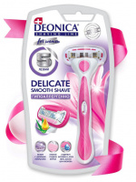 DEONICA 5 FOR WOMEN Бритва безопасная со сменной касетой (ручка + 1 кассета)