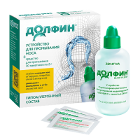 Долфин устройство д/промыв. носа при аллергии пак. 2г №30