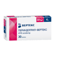 ПЕРИНДОПРИЛ-ВЕРТЕКС 4 МГ N30 ТАБЛ/БЛИСТЕР