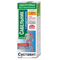 Суставит Сабельник с хондроитином гель-бальзам д/тела 125 мл х1