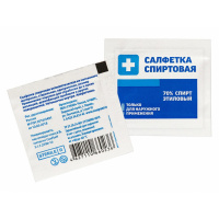 САЛФЕТКА СПИРТ Грани 56x65мм N800 (коробка)