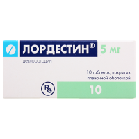 Лордестин таб. п.п.о. 5мг N10