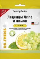 Доктор тайсс леденцы липа-лимон-вит С 75г