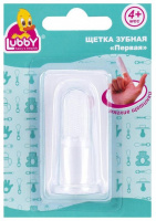 ЛАББИ (16991) Зубная щетка Первая в футляре (на палец)