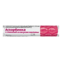 Витатека блок аскорбинка с глюкозой таб. малина 2,9г N14