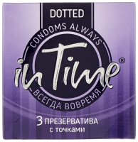 ПРЕЗЕРВАТИВЫ IN TIME Dotted (точки) N3 #