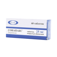 СОНАПАКС таб 25мг N60