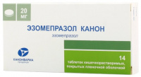 ЭЗОМЕПРАЗОЛ-КАНОН таб 20мг N14 #