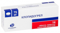 КЛОПИДОГРЕЛ-КАНОН таб 75мг N14