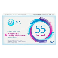 MAXIMA 55 COMFORT + КОНТАКТНЫЕ ЛИНЗЫ ПЛАНОВОЙ ЗАМЕНЫ /-4,00/ N6