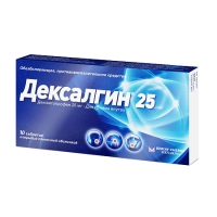 Дексалгин 25 табл п/о плен 25 мг х10 ^