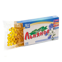 ЛЬНЯНОЕ МАСЛО капс РЕАЛКАПС 250мг №120