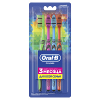 ОРАЛ-БИ зубная щетка Colors №4 (средняя)