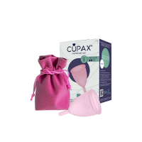 CUPAX Менструальная чаша силиконовая размер Regular (розовая)