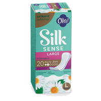 ОЛА OLA! прокладки ежедневные SILK SENSE Daily Deo Large Ромашка №20