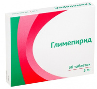 ГЛИМЕПИРИД таб 3мг №30  ОЗОН