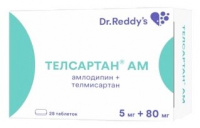 ТЕЛСАРТАН АМ таб 5/80мг №28