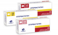 АТОРВАСТАТИН-КАНОН таб 40мг N30