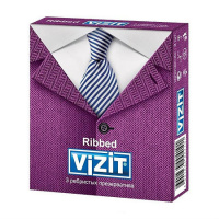 ПРЕЗЕРВАТИВЫ ВИЗИТ Ribbed N3 #