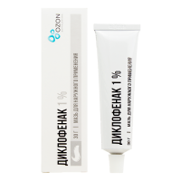 ДИКЛОФЕНАК мазь 1% 30г  ОЗОН
