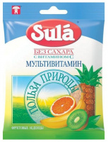 ЗУЛА леденцы Мультивитамин 60г