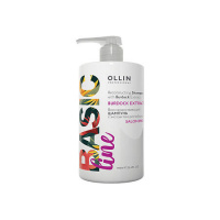 ОЛЛИН BASIC LINE Шампунь восстанавливающий с экстрактом репейника 750мл