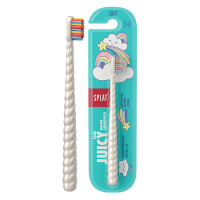 СПЛАТ JUICY LAB МАГИЯ ЕДИНОРОГА зубная щетка детская с ионами серебра pearl/мягкая