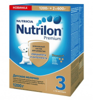 NUTRILON-3 JUNIOR PREMIUM НАПИТОК СУХОЙ МОЛОЧНЫЙ 1200,0