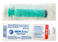 ШПРИЦ ЕЛЕЦ ПРЕМИУМ 50мл 3-х комп луер с иглой 1,2Х40мм №50