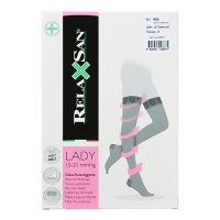 RELAXSAN LADY ЧУЛКИ КОМПРЕССИОННЫЕ STAY-UP 70den 1КЛАСС/15-21mmHg (АРТ 960А) РАЗМЕР 2/ТЕЛЕСНЫЙ