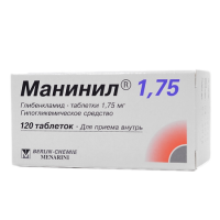 МАНИНИЛ таб 1,75мг N120 #