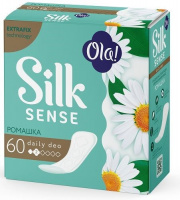 ОЛА OLA! прокладки ежедневные SILK SENSE Light Deo стринг-мультиформ Ромашка №60