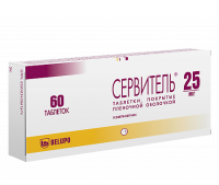 СЕРВИТЕЛЬ таб 25мг №60