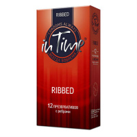 ПРЕЗЕРВАТИВЫ IN TIME Ribbed №12 #