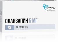 ОЛАНЗАПИН таб 5мг №28  Озон