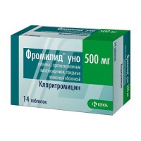 ФРОМИЛИД УНО таб 500мг N14