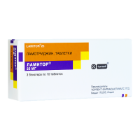 ЛАМИТОР 25 МГ N30 ТАБЛ